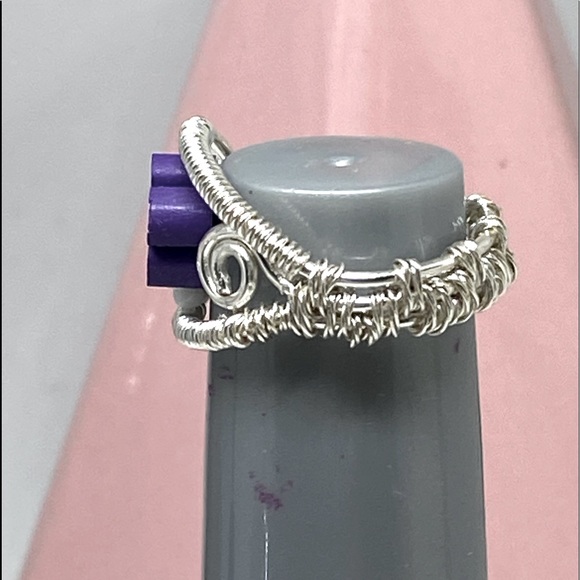 Handmade wire wrapped ring - Picture 3 of 5